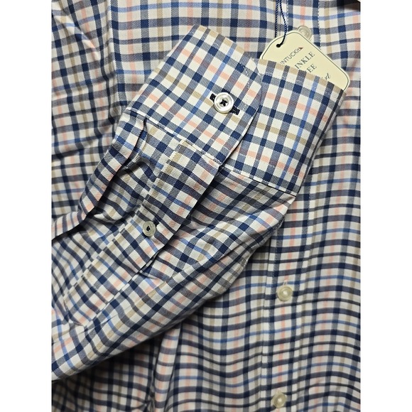 UNTUCKit Men's Shirt XXXL Regular Tall Long Sleeve Button-Up Wrinkle Free Casual - Picture 3 of 12